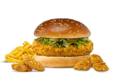 Golden Burger + 2'li Chicken Tenders + 2'li Kanat