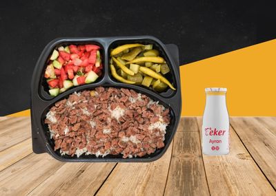 Tereyağlı Pilav + Dana Kavurma (100 Gr) + Soft İçecek