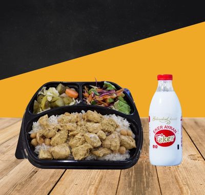 Tereyağlı Pilav & Köri Soslu Tavuk Menü