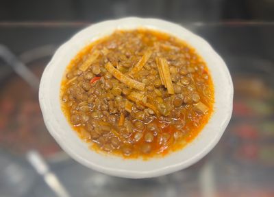 Erişteli Yeşil Mercimek Yemeği