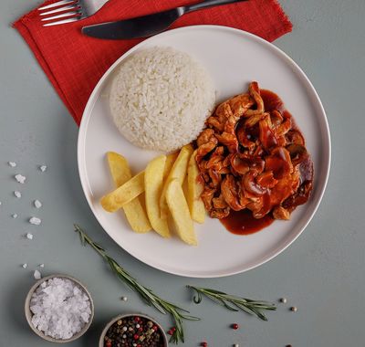 Acı Soslu Tavuk Tabağı