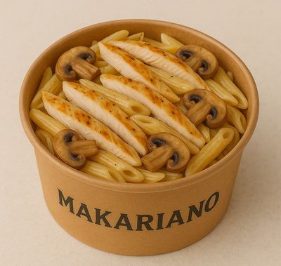 Tavuklu Mantarlı Penne