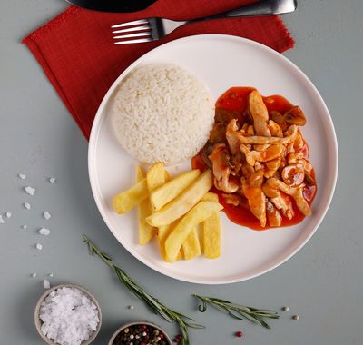 Soya Soslu Tavuk Tabağı