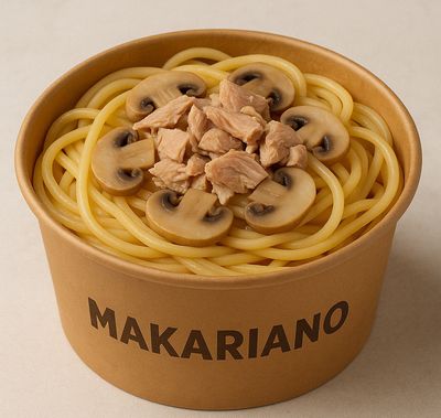 Ton Balıklı Mantarlı Spagetti