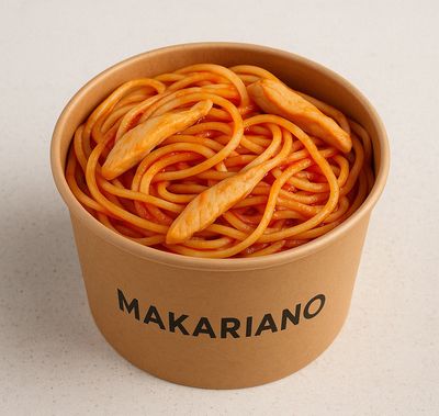 Domatesli Tavuklu Spagetti