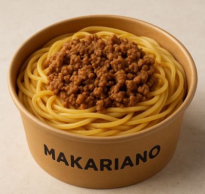 Biftek Kıymalı Spagetti