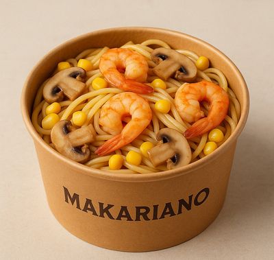 Karidesli Mantarlı Mısırlı Spagetti