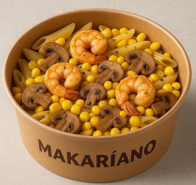 Karidesli Mantarlı Mısırlı Penne