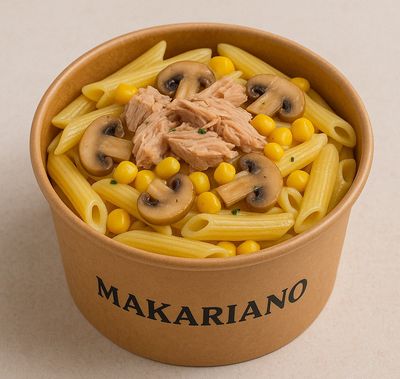 Ton Balıklı Mantarlı Mısırlı Penne