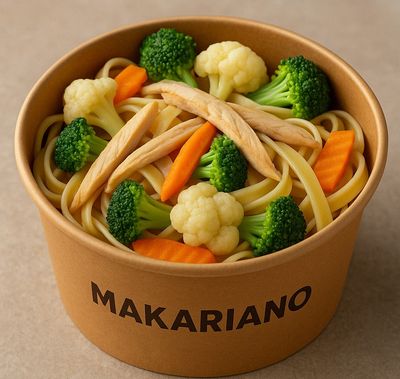 Sebze Tavuklu Fettuccine