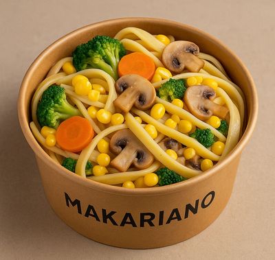 Sebzeli Mantarlı Mısırlı Fettuccine