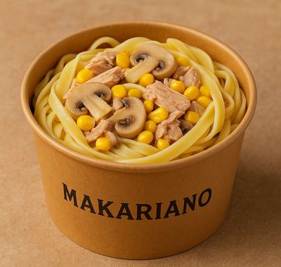 Ton Balıklı Mantarlı Mısırlı Fettuccine
