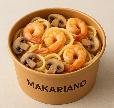 Karidesli Mantarlı Fettucini