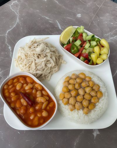 Tiftik Tavuklu & Kuru Fasulyeli Pilav Menü