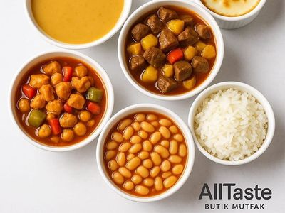 4 ÇEŞİT TABLOT YEMEK