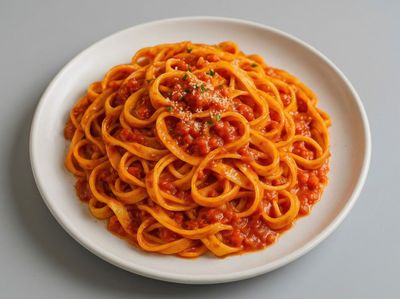 Napolitan Soslu Tagliatelle Makarna