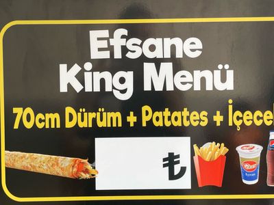 Efsane King Menü