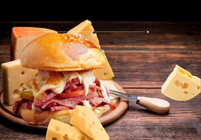 Bol Peynirli Kumru Burger