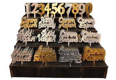 PLEKSİ RAKAM YAZILAR