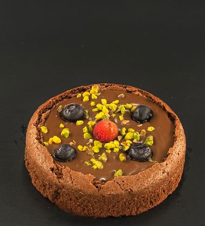 Orman Meyveli Çikolatalı Tart
