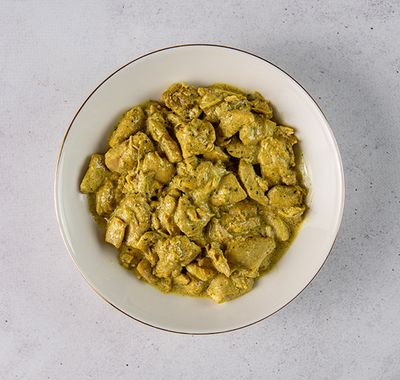 Kremalı Köri Soslu Tavuk