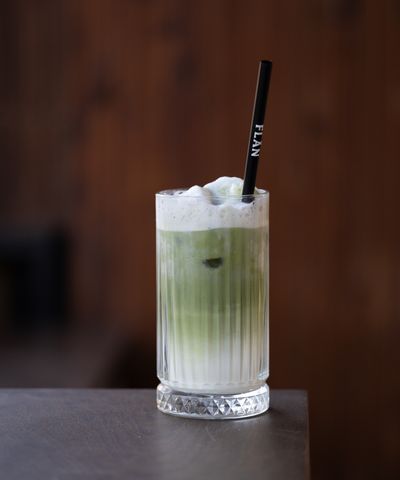 Ice Strawberry Matcha Latte