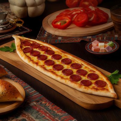 Sucuklu Kaşarlı Karadeniz Pide