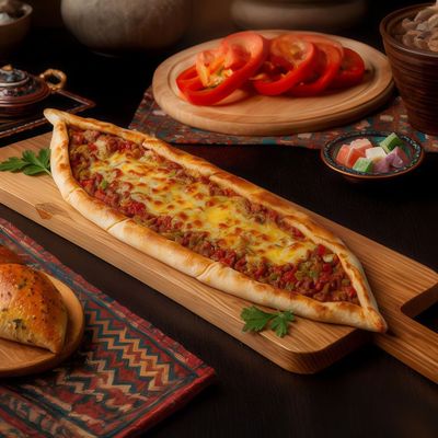 Kuşbaşılı Kaşarlı Karadeniz Pidesi 