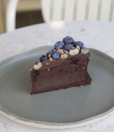 Glutensiz & Şekersiz Yaban Mersinli Pasta