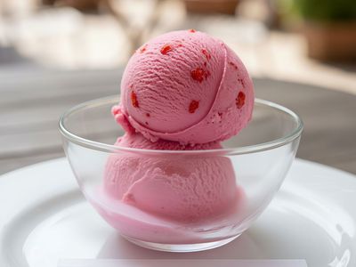 Çilekli Dondurma