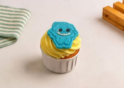 Limonlu Mavi Labubu Cupcake