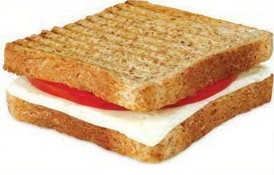 Domatesli Beyaz Peynirli Tost