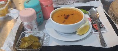 Süzme mercimek corbası 