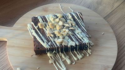 Vişneli Belçika Çikolatalı Brownie