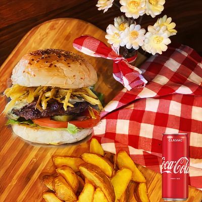 Gardenia Burger Menü