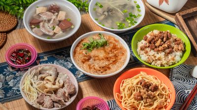 林炒麵豬血湯