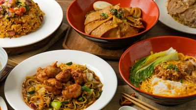 西大駅風味平價料理 大俠炸燒肉刈包