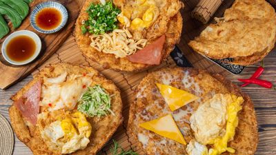 花蓮炸蛋蔥油餅 (中華夜市店)