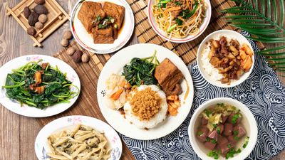 堂益古早味炒麵魯肉飯
