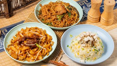 737港式炒飯麵 X 濃厚綠豆沙
