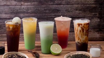脆噠古早味紅茶冰 (竹東戲曲店)