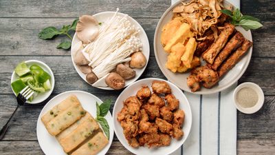 茶餘飯後-素食炸物