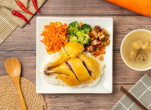 白斬雞腿飯
