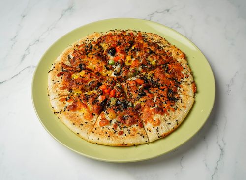 Hot 豆素食 Pizza
