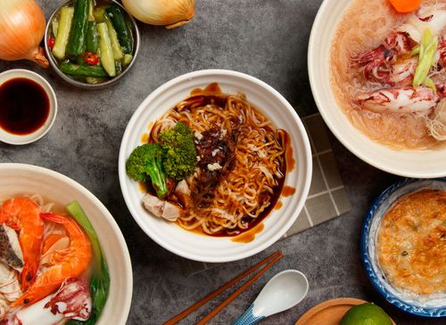 漁中躍活蝦料理