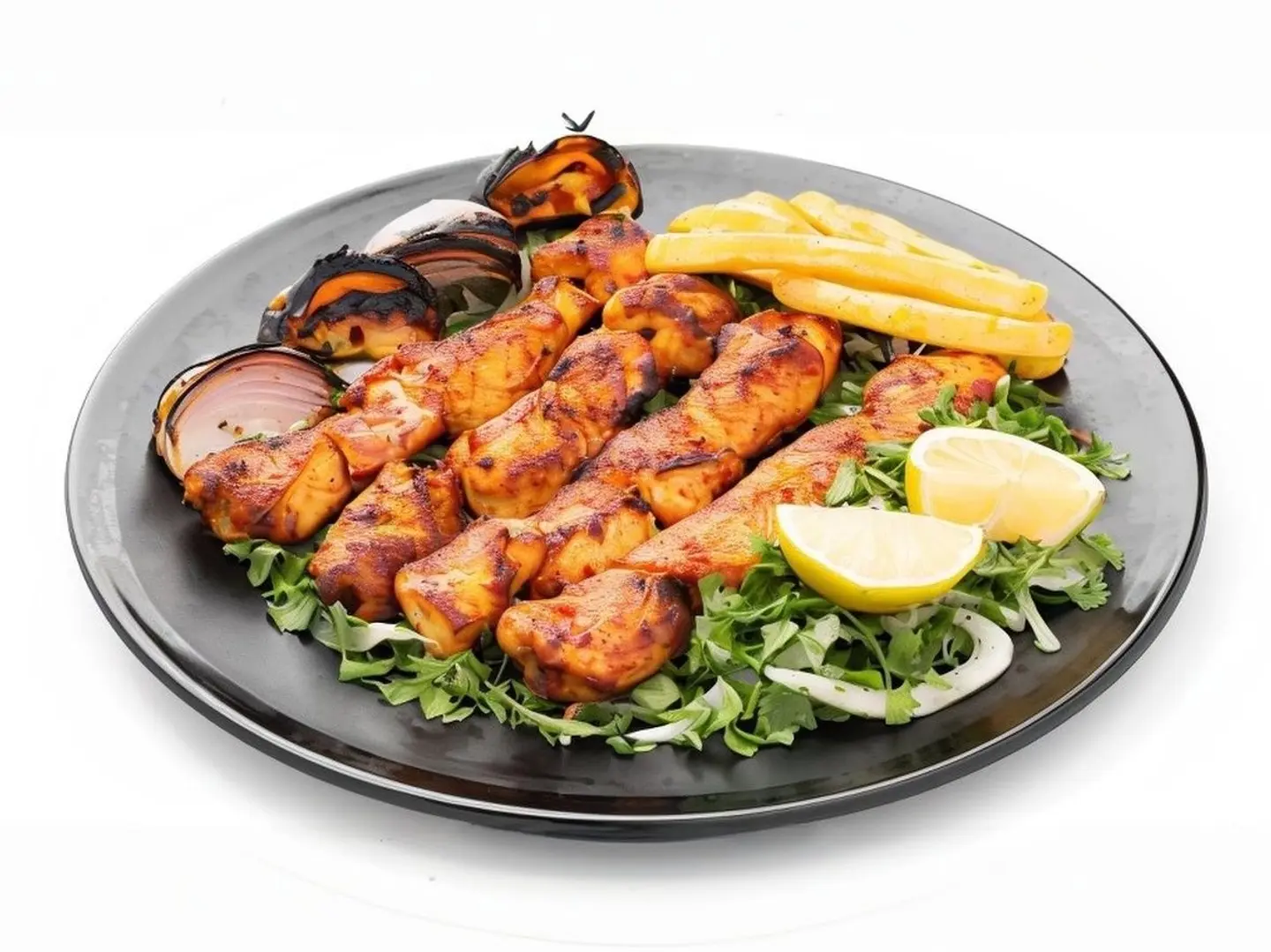 صحن كباب 2 سيخ دجاج