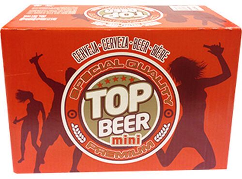 CERVEJA TOP BEER MINI 24X0.25L