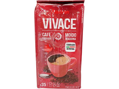 CAFÉ AUCHAN TORRADO VIVACE MOÍDO MÁQUINA INTENSIDADE 10 250G