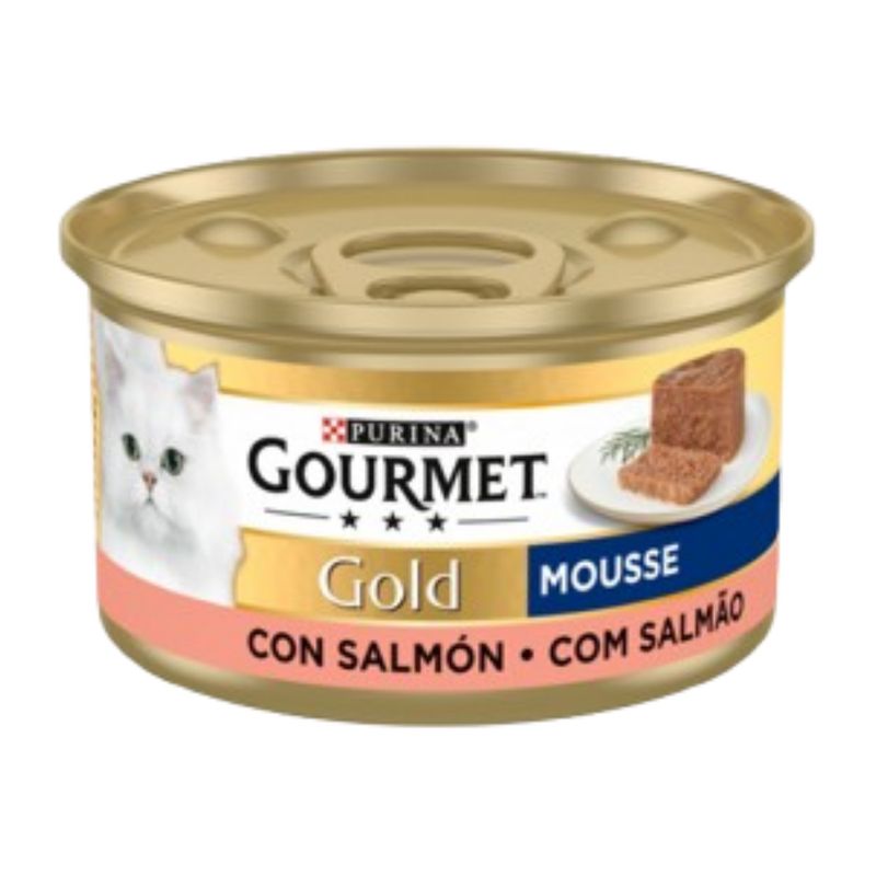 Purina Gourmet Gold Mousse Salmão 85g