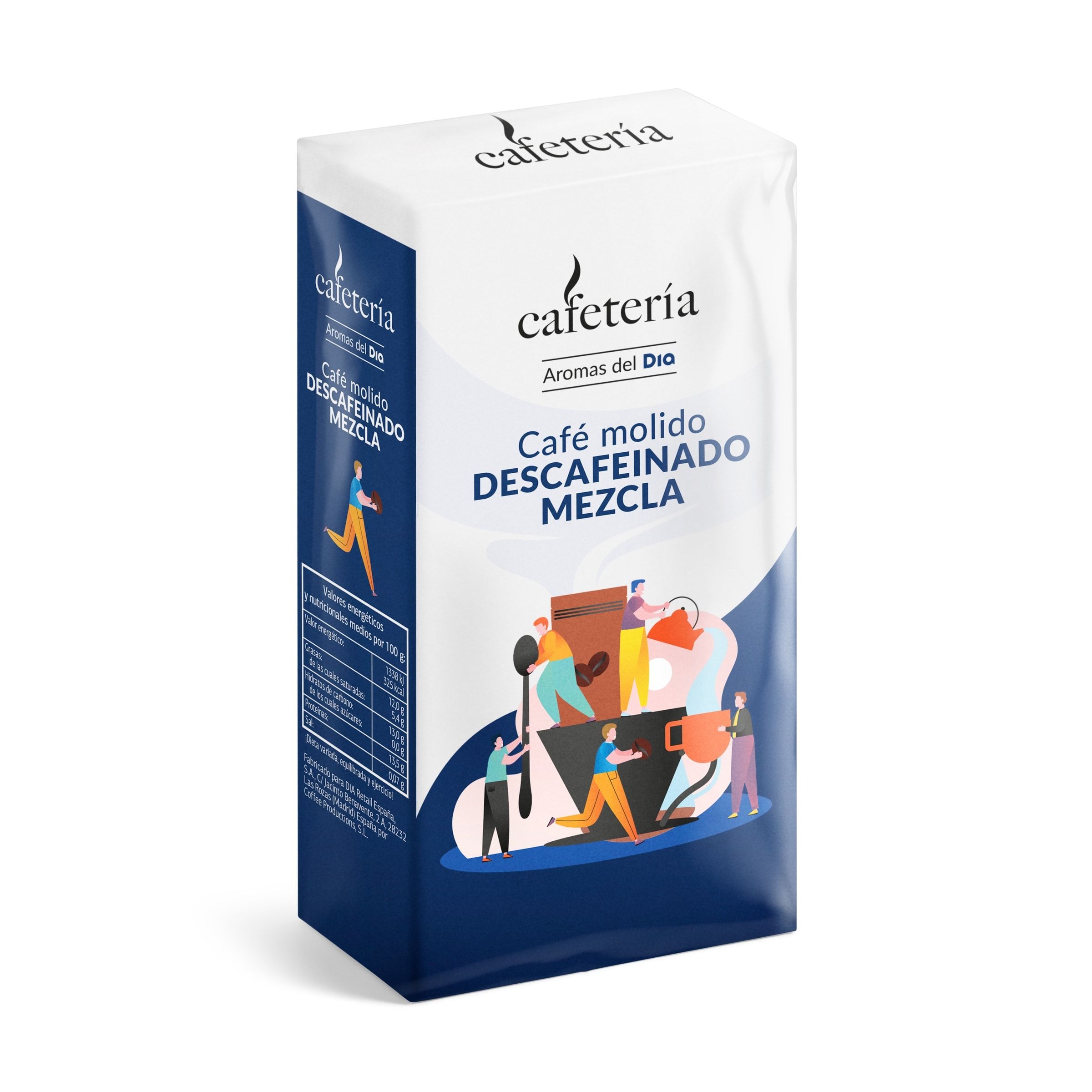 CAFE MOLIDO DESCAFEINADO MEZCLA, 200GR MARCILLA - Supermercados Plaza